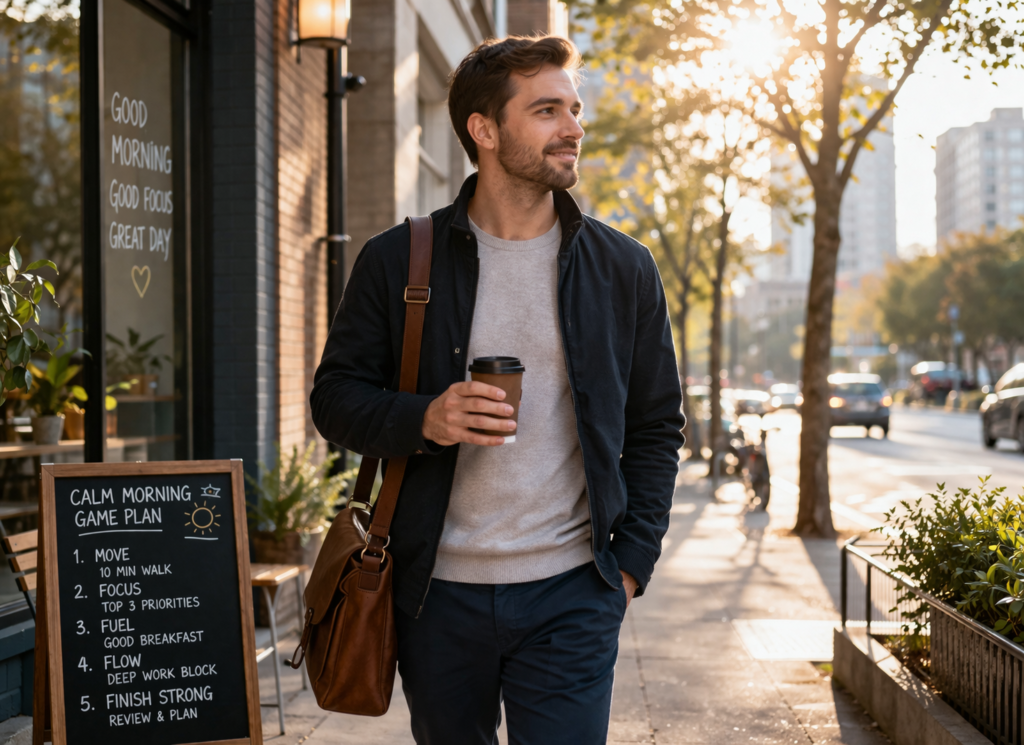 how to start calm mornings as a digital consultant