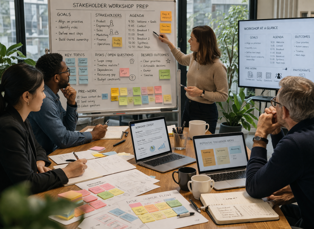 a better way to prepare for stakeholder workshops